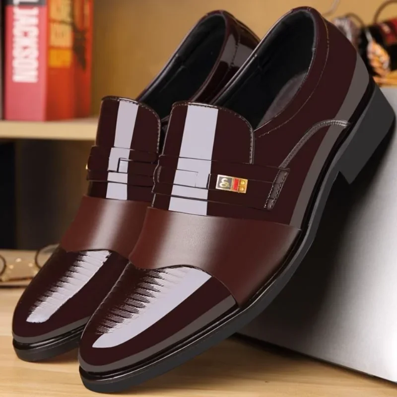 Leather Work Oxfords - 남성용 가죽 신발 결혼식 정장 옥스포드