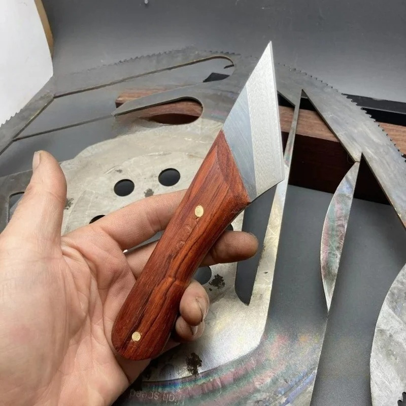 Leatherwork Projects - 17CM 고속강 가죽 절단칼 나무 손잡이