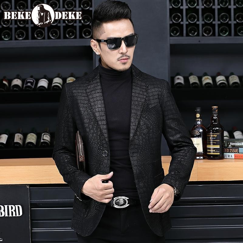 Leather Work Jacket Mens - 남성 비즈니스 양가죽 정품 가죽 블레이저