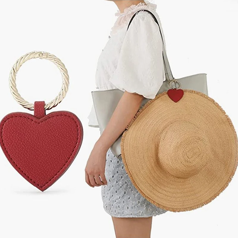 Leather Work Hat - 1Pcs 마그네틱 모자 클립 PU 가죽