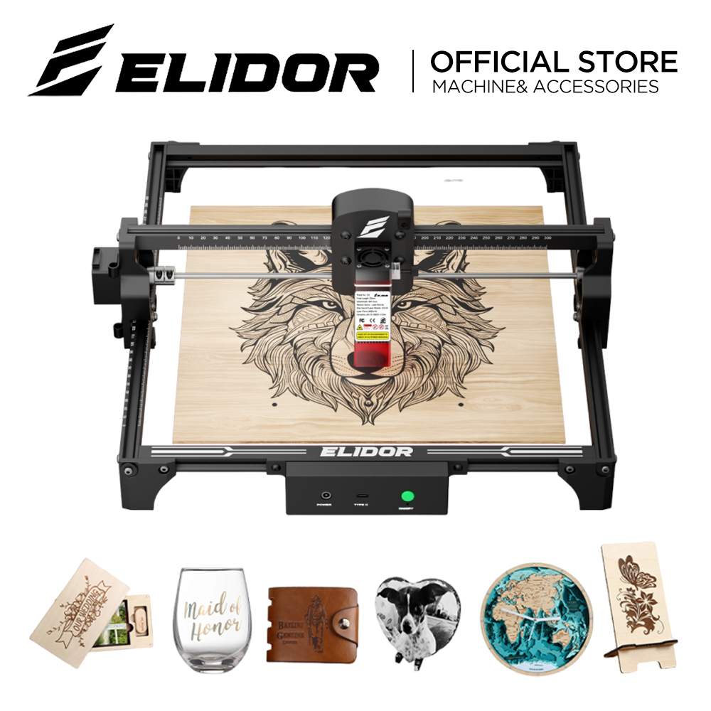 Leatherwork Beginner Tools - ELIDOR Z6 12W 6W 레이저 조각기