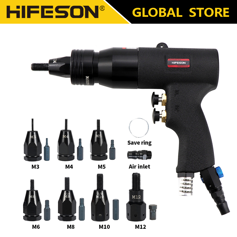 Rivet Setter Tool - HIFESON 자동 잠금 공압 리벳 너트