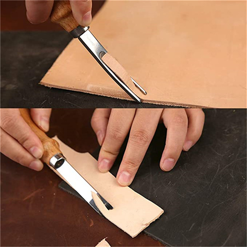 Leatherwork Projects - 실용적인 가죽 공예 가장자리 Beveler Skiving