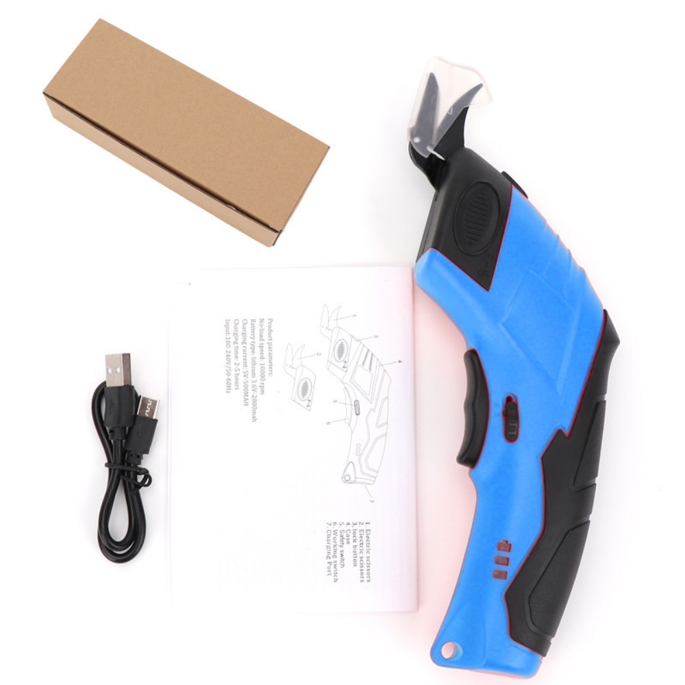 Leatherwork Projects - 3.6V 전기 가위 직물 절단기 가죽