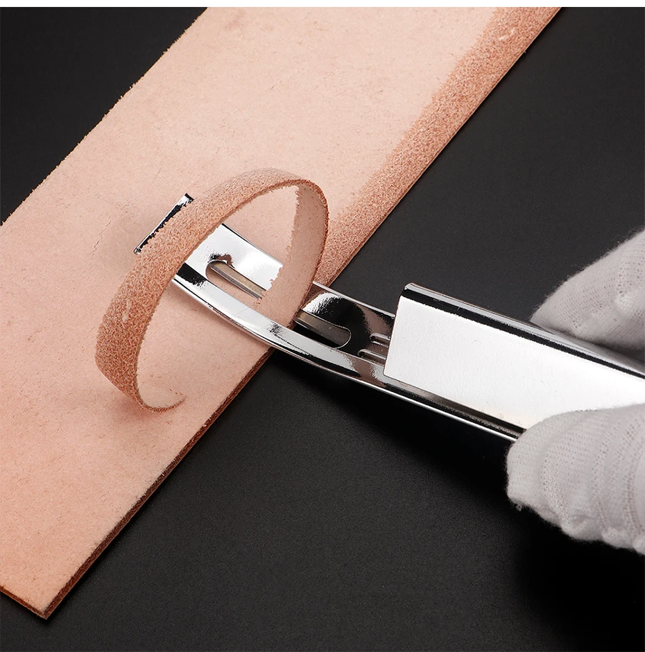 Leatherwork Projects - 1세트 금속 가죽 안전 베벨러 DIY