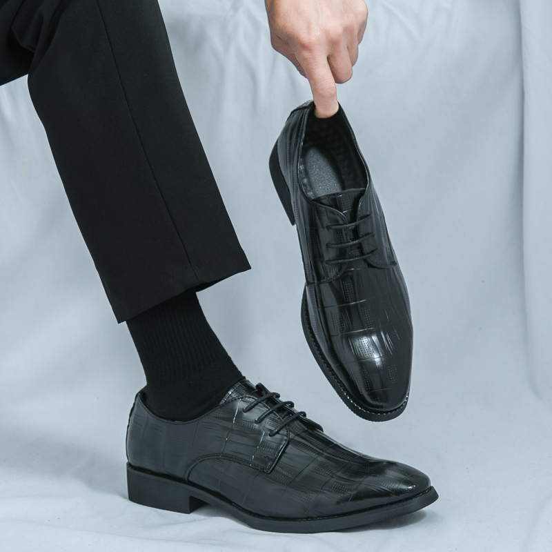 하이 퀄리티 캐주얼 옥스포드 비즈니스 작업화 남성용 가 - Leather Work Oxfords 리뷰 및 가격