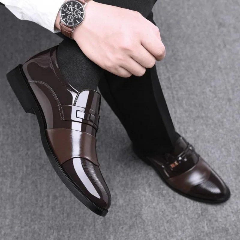 남성용 가죽 신발 결혼식 정장 옥스포드 비즈니스 캐주얼 - Leather Work Oxfords 리뷰 및 가격