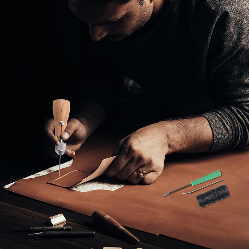 가죽 작업 도구 키트 실내 장식 수리 바늘 용품 초보자 - Leatherwork Beginner Tools 리뷰 및 가격