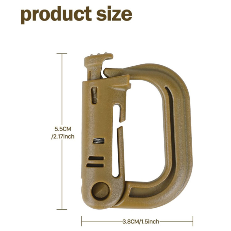 5PCS Grimloc Molle Carabiner D - Snap Fastener Setter 리뷰 및 가격