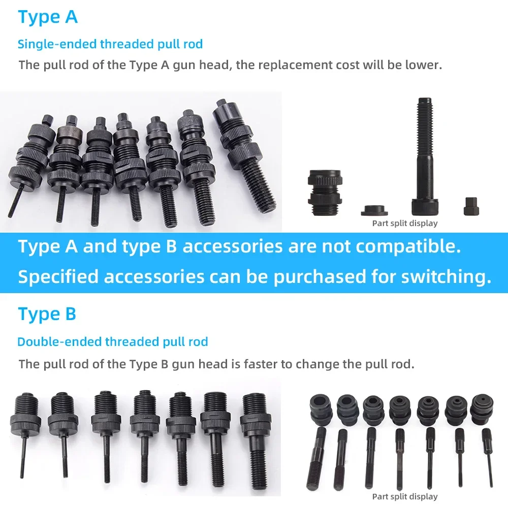 산업용 리벳 너트 건 유압 공압 자동 리베 터 도구 설 - Rivet Setter Tool 리뷰 및 가격