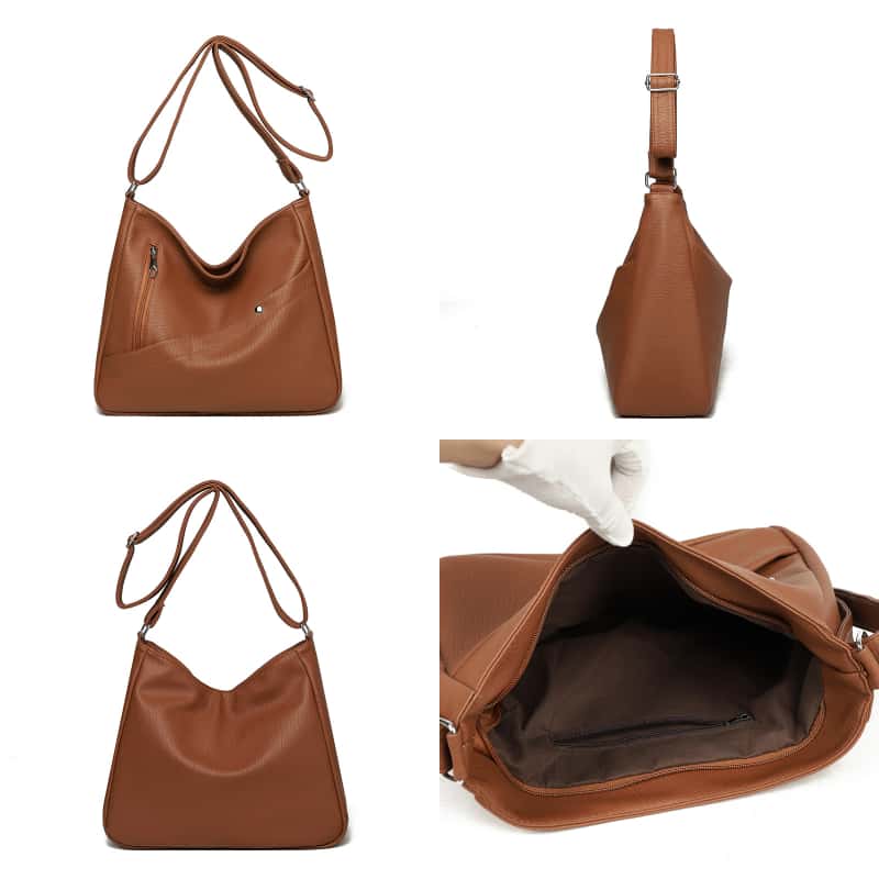 여성용 PU 가죽 크로스바디 백 경량 다기능 숄더백 핸 - Leather Work Handbags For Women 리뷰 및 가격