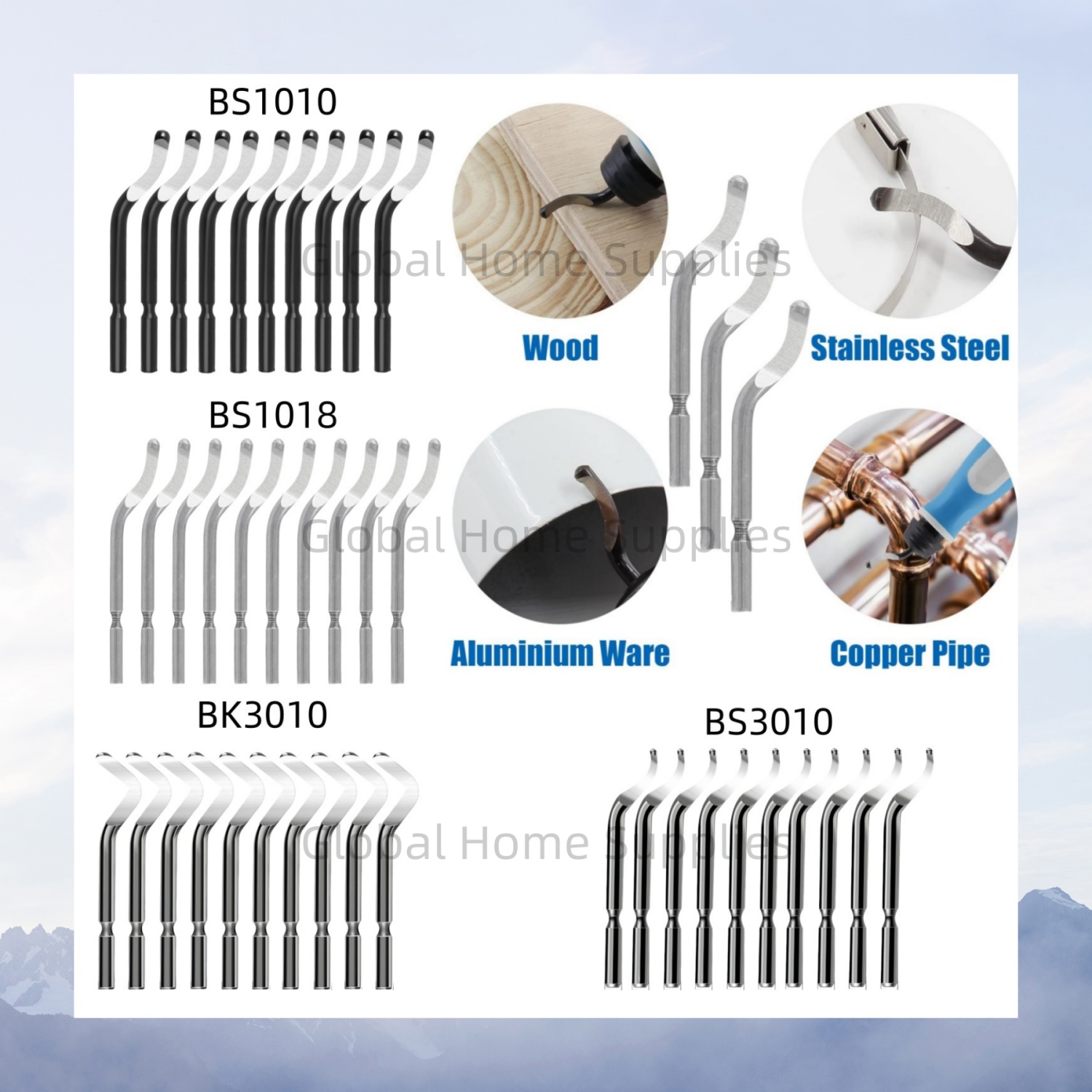 10PCS 디버링 블레이드 BS1010 BS1018 B - Swivel Knife Tool 리뷰 및 가격