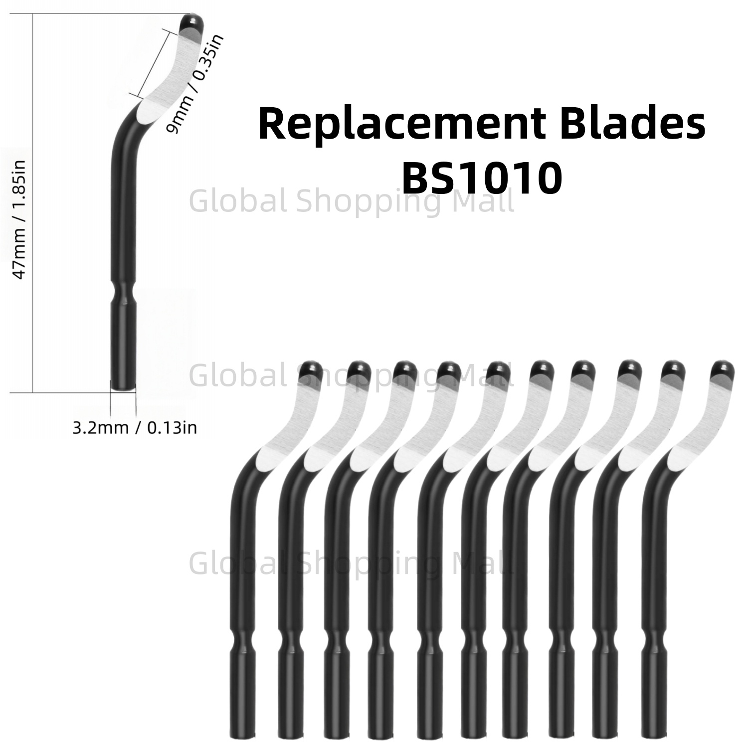 10PCS 디버링 블레이드 BS1010 BS1018 B - Swivel Knife Tool 리뷰 및 가격
