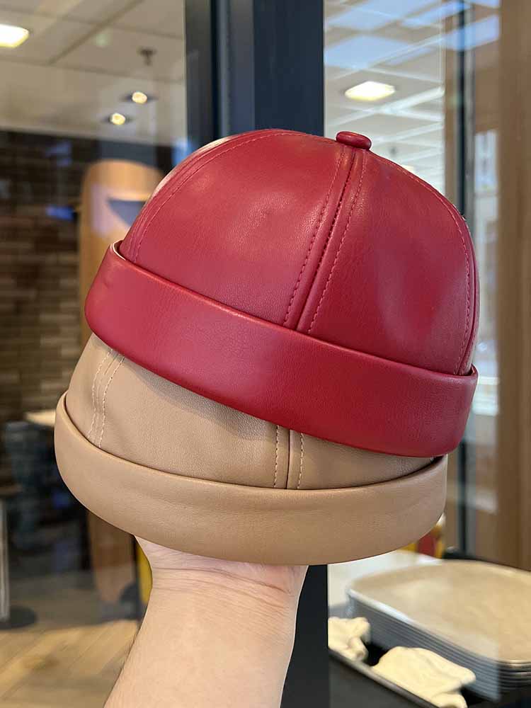 봄, 여름 빈티지 가죽 레더랜드 햇, 남녀공용 조절 가 - Leather Work Hat 리뷰 및 가격