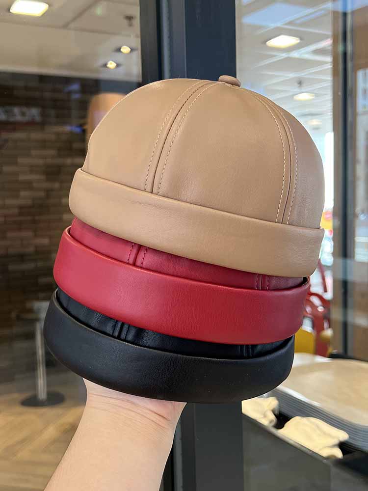 봄, 여름 빈티지 가죽 레더랜드 햇, 남녀공용 조절 가 - Leather Work Hat 리뷰 및 가격