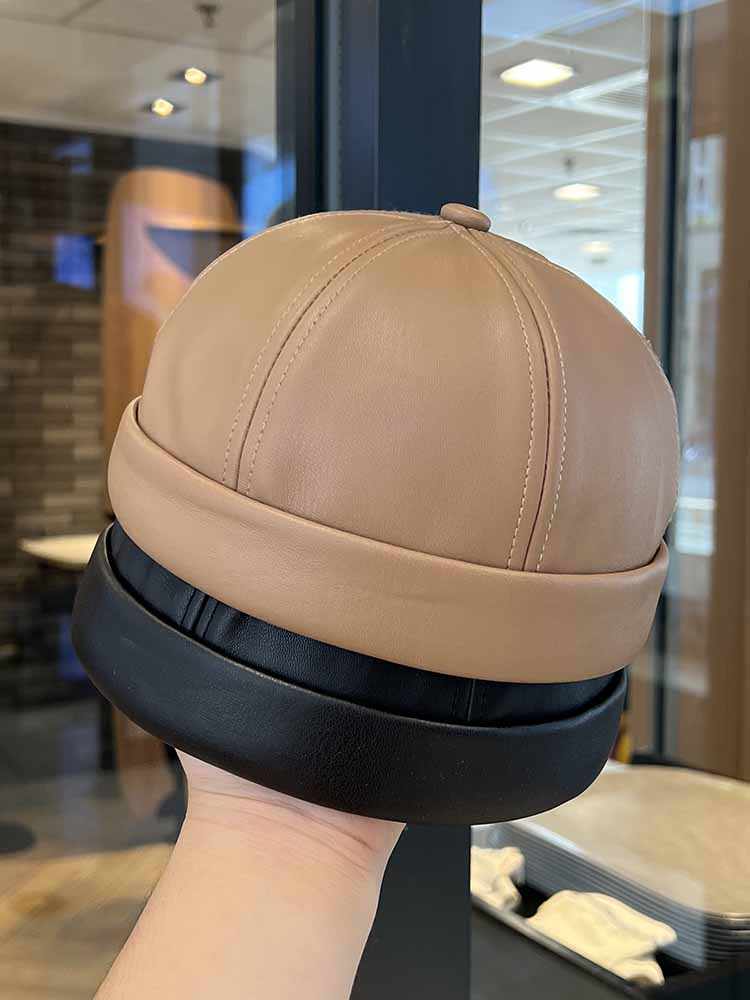 봄, 여름 빈티지 가죽 레더랜드 햇, 남녀공용 조절 가 - Leather Work Hat 리뷰 및 가격