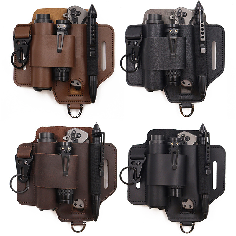 EDC 전술 도구 홀스터 야생 생존 수납 허리 가방 야 - Leatherwork Bag 리뷰 및 가격
