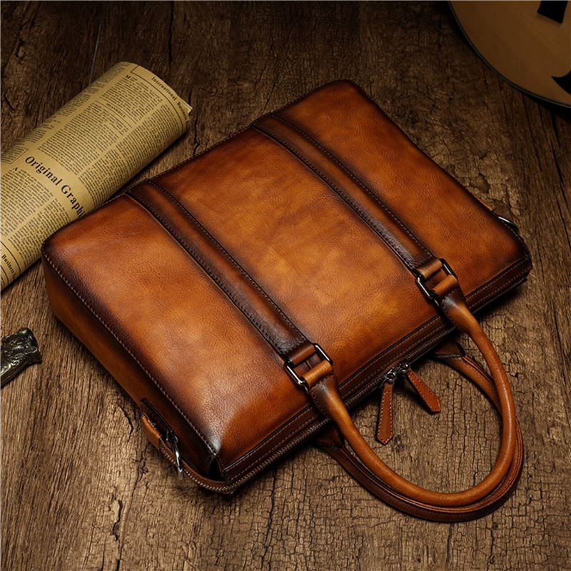 예티즈 비즈니스 최고급 가죽 서류 가방 |   14인치 - Leather Work Laptop Bag 리뷰 및 가격