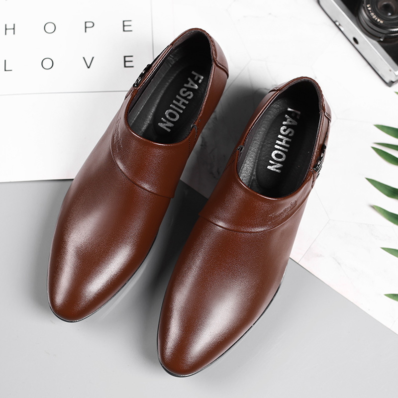 남성용 PU 가죽 신발, 정장 원피스 신발, 플러스 사 - Leather Work Oxfords 리뷰 및 가격