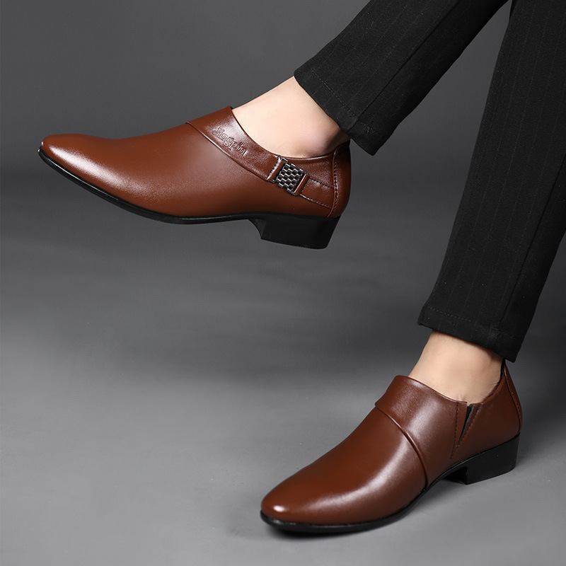 남성용 PU 가죽 신발, 정장 원피스 신발, 플러스 사 - Leather Work Oxfords 리뷰 및 가격