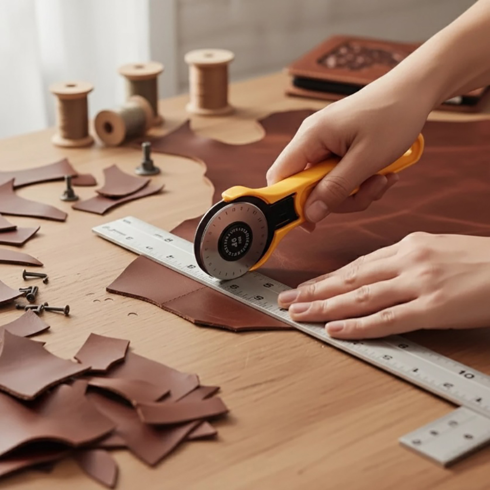 45mm 회전식 원단 커터 가죽 공예 절단 도구 DIY - Leatherwork Projects 리뷰 및 가격