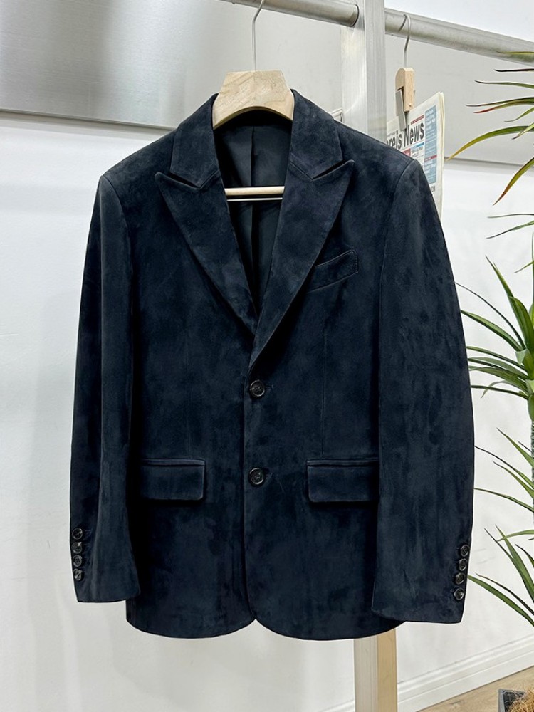 빈티지 스웨이드 양가죽 우아한 정장 재킷 오피스 남성  - Leather Work Jacket Mens 리뷰 및 가격