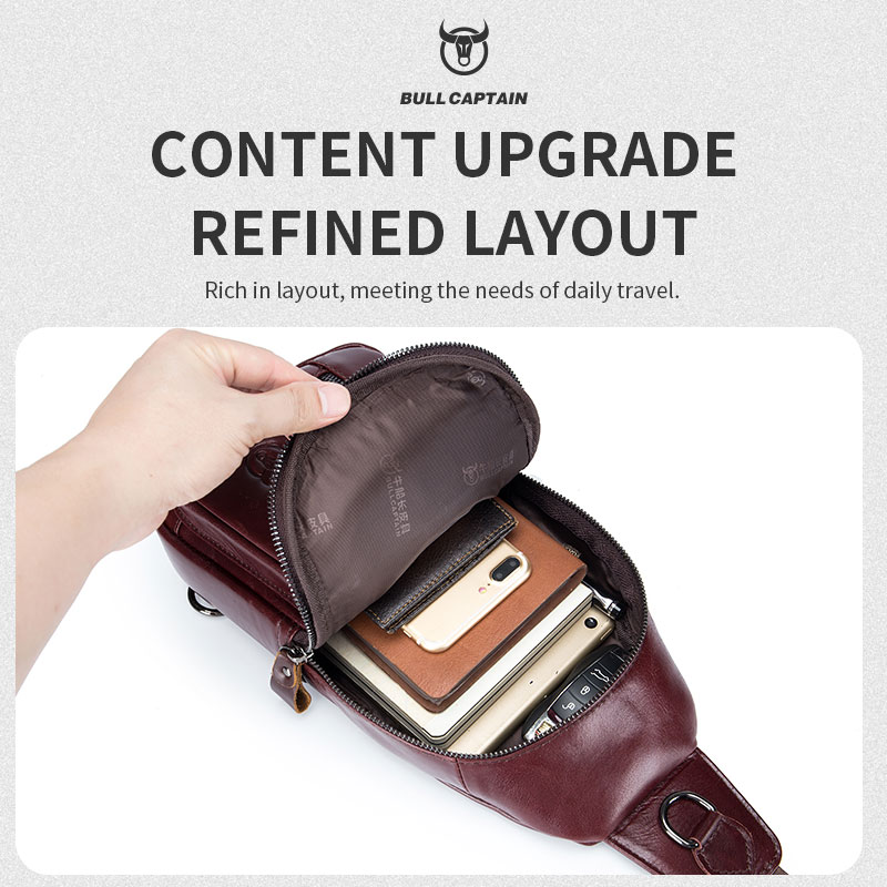 불캡틴 정품 가죽 체스트백 대용량 캐주얼 사첼 다기능  - Leather Work Laptop Bag 리뷰 및 가격
