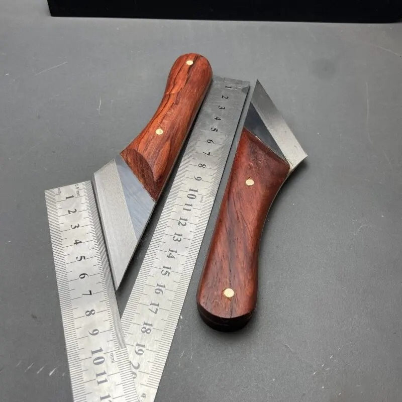 17CM 고속강 가죽 절단칼 나무 손잡이 수제 DIY  - Leatherwork Projects 리뷰 및 가격