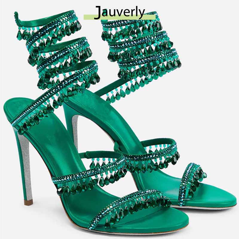 2026 여성용 하이힐 새로운 라인스톤 샌들 패션 태슬 - Leather Work Heels 리뷰 및 가격