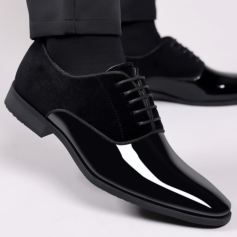남성용 비즈니스 가죽 신발, 레이스업 포멀 슈즈, 남성 - Leather Work Oxfords 리뷰 및 가격