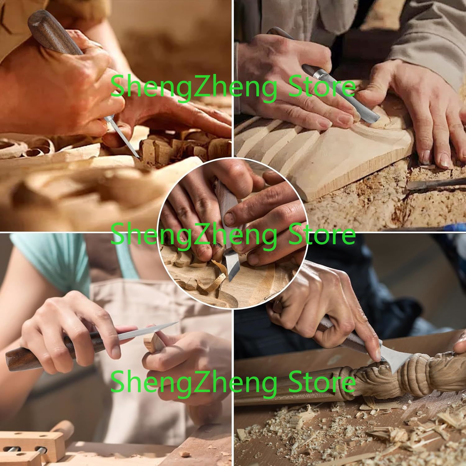 나무 조각 도구 세트 키트 초보자 및 목수 전문가를 위 - Leatherwork Beginner Tools 리뷰 및 가격