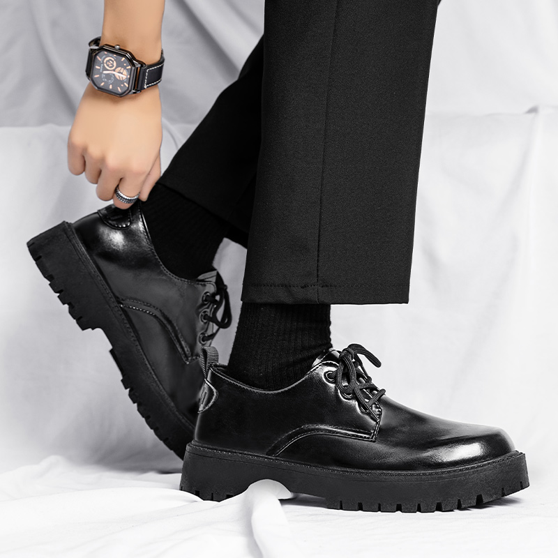 남성용 가죽 캐주얼 신발 남성용 편안한 레이스업 작업화 - Leather Work Oxfords 리뷰 및 가격