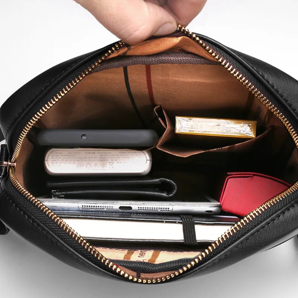 PU 가죽 레트로 남성용 싱글 숄더백, 대용량, 휴대용 - Leather Work Laptop Bag 리뷰 및 가격
