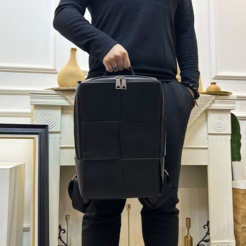 세련된 대용량 가죽 직조 비즈니스 캐주얼 여행 백팩 남 - Leatherwork Bag 리뷰 및 가격