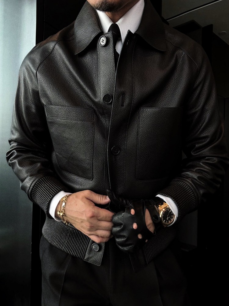 이탈리아 디자이너 남성 비즈니스 워크 슬림핏 싱글 브레 - Leather Work Jacket Mens 리뷰 및 가격
