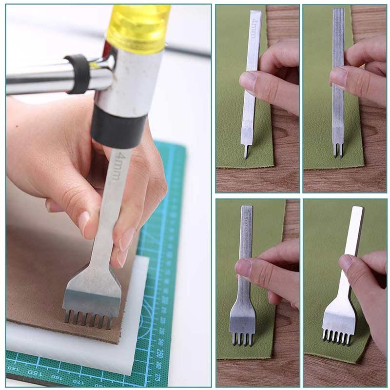 초보자를 위한 25종 가죽 공예 도구 세트, 30M 왁 - Leatherwork Beginner Tools 리뷰 및 가격