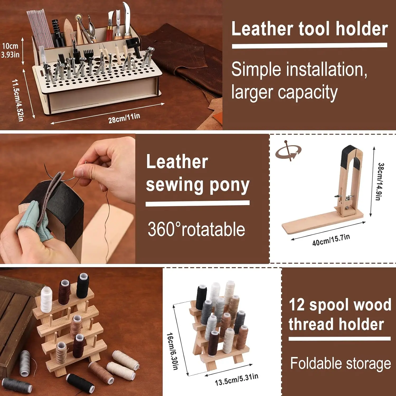 초보자를 위한 628피스 가죽 공예 도구 세트, 가죽  - Leatherwork Beginner Tools 리뷰 및 가격