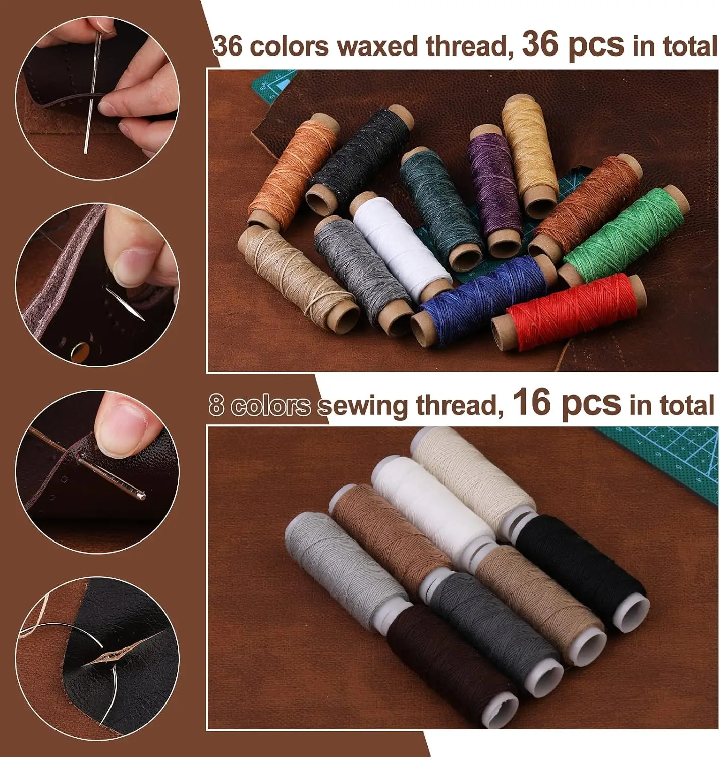 초보자를 위한 628피스 가죽 공예 도구 세트, 가죽  - Leatherwork Beginner Tools 리뷰 및 가격