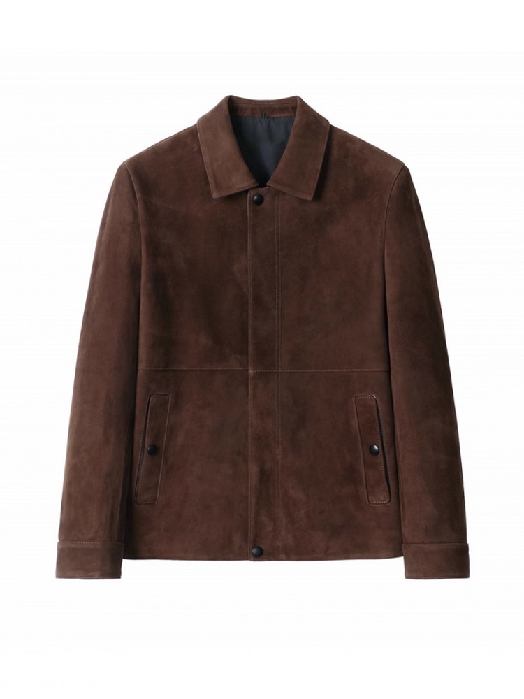 최고 품질 천연 진짜 스웨이드 가죽 자켓 비즈니스 캐주 - Leather Work Jacket Mens 리뷰 및 가격