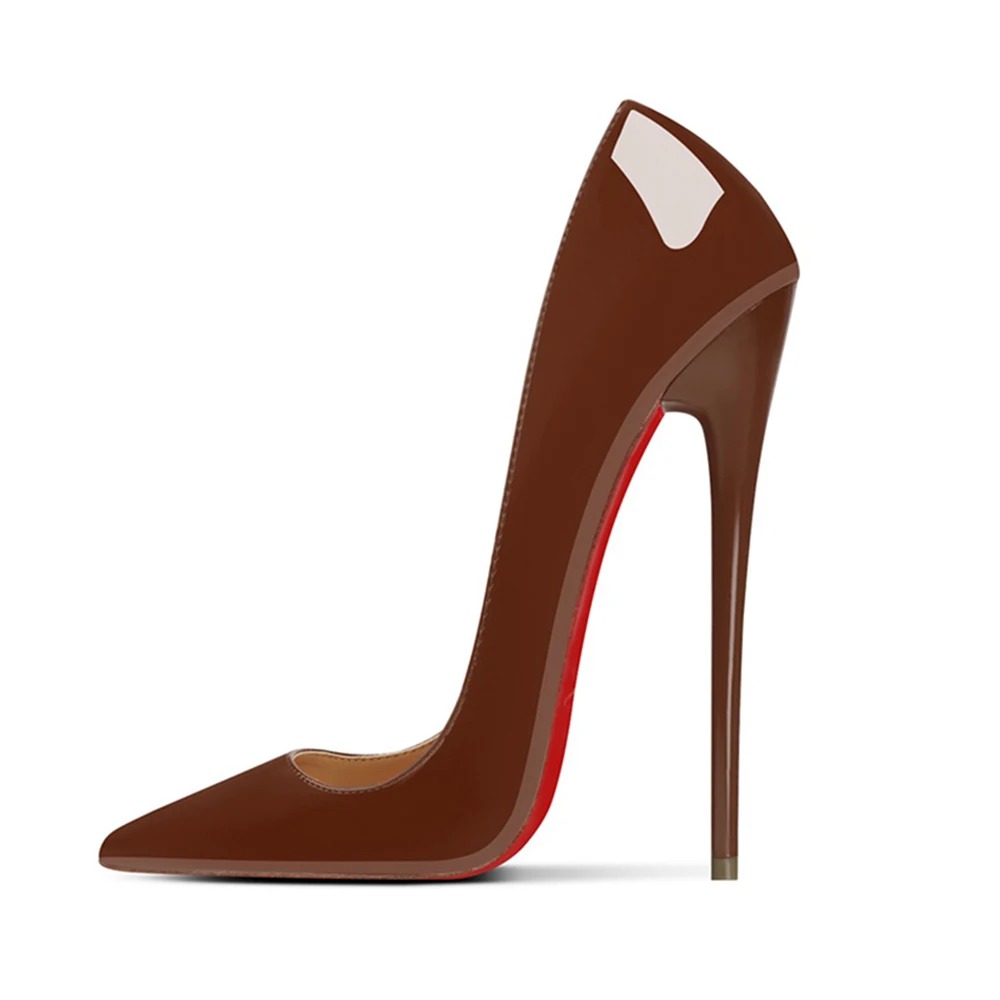 새로운 스타일 섹시 16CM 극단적으로 뾰족한 앞코 스 - Leather Work Heels 리뷰 및 가격