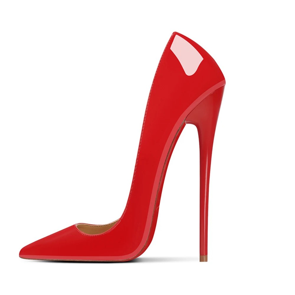 새로운 스타일 섹시 16CM 극단적으로 뾰족한 앞코 스 - Leather Work Heels 리뷰 및 가격
