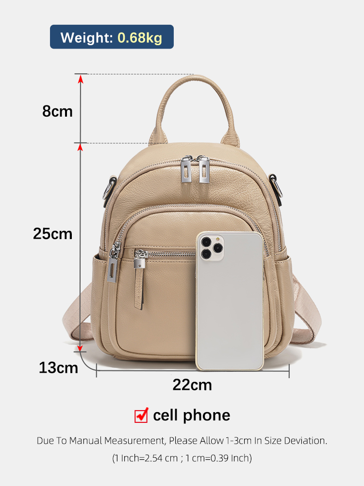 Zency 정품 가죽 소형 배낭 배낭 멀티 포켓 디자인 - Leatherwork Bag 리뷰 및 가격