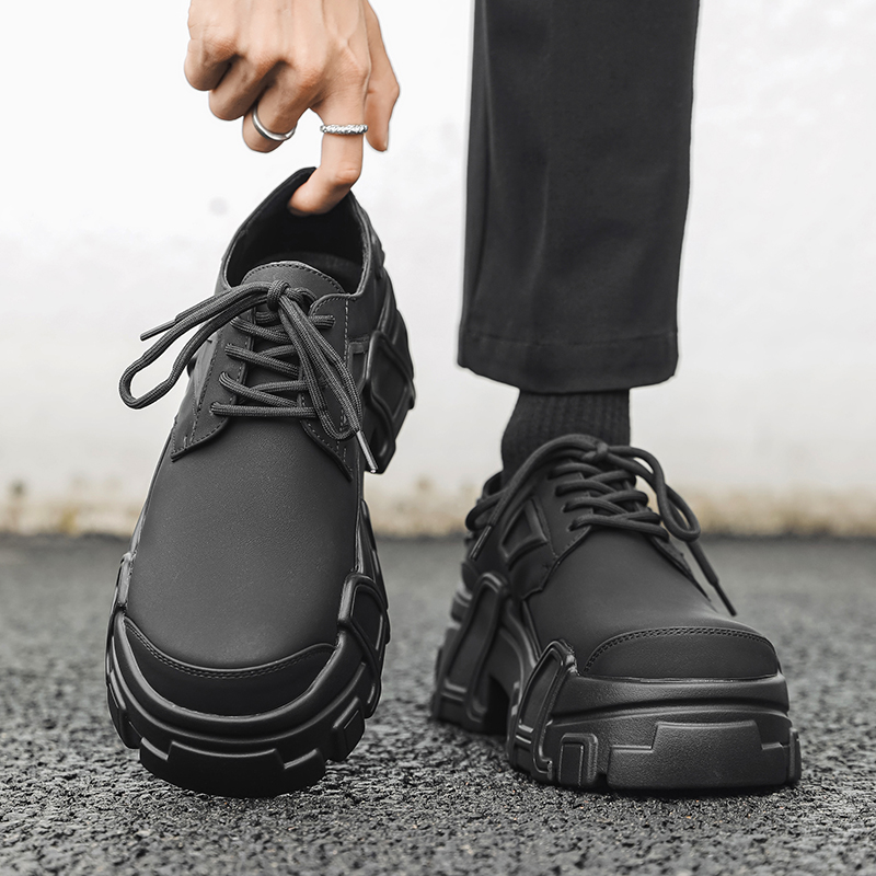 남성용 플랫폼 가죽 신발, 정장 원피스 신발, 플러스  - Leather Work Oxfords 리뷰 및 가격