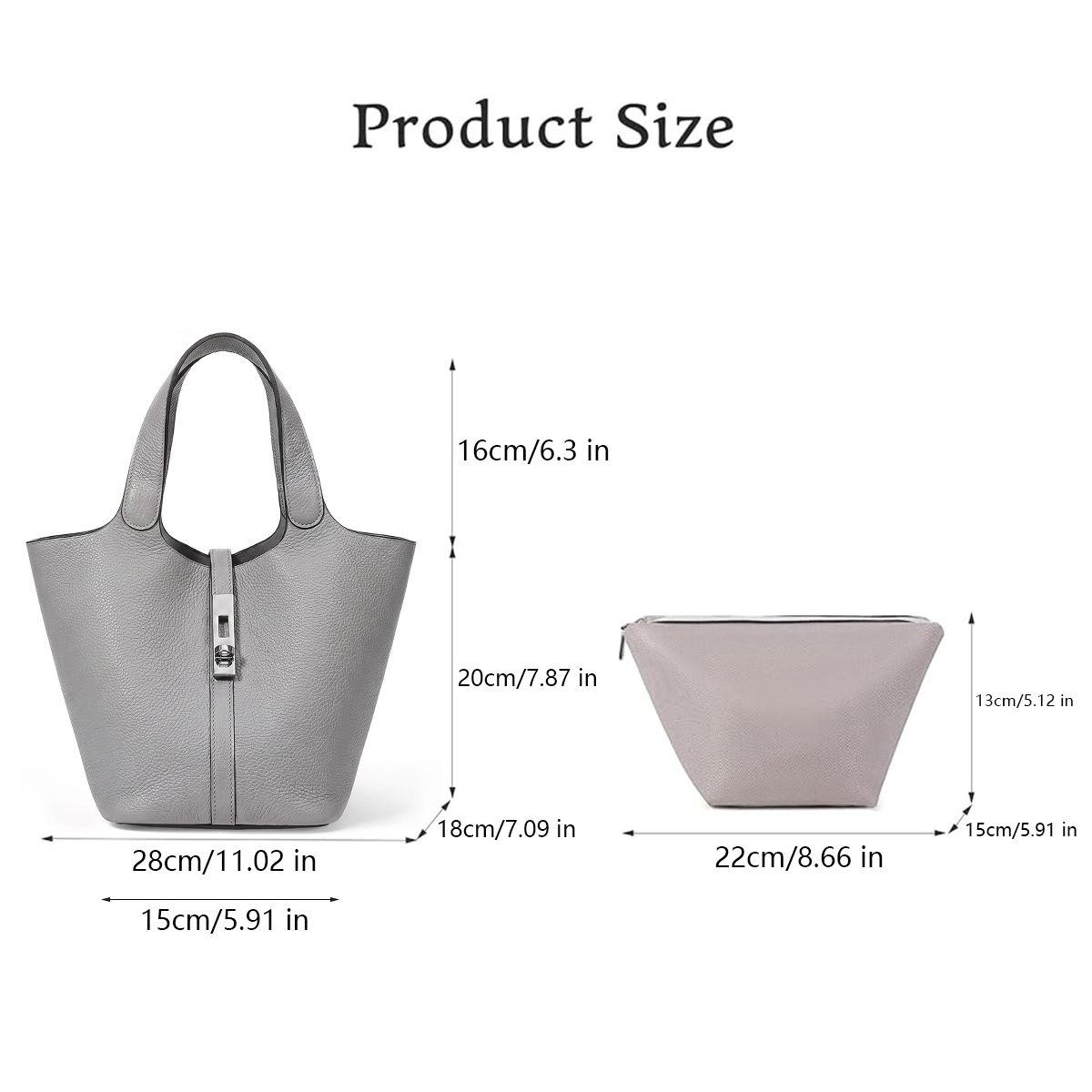 여성용 버킷백, 토트백, 탑 핸들 핸드백, 비건 가죽  - Leather Work Handbags For Women 리뷰 및 가격