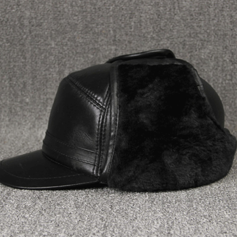 정품 가죽 모자 겨울 따뜻한 봄버 모자 양털 귀마개 모 - Leather Work Hat 리뷰 및 가격