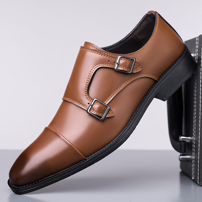 남성 정장용 가죽 옥스퍼드화 비즈니스 쓰리 조인트 오피 - Leather Work Oxfords 리뷰 및 가격