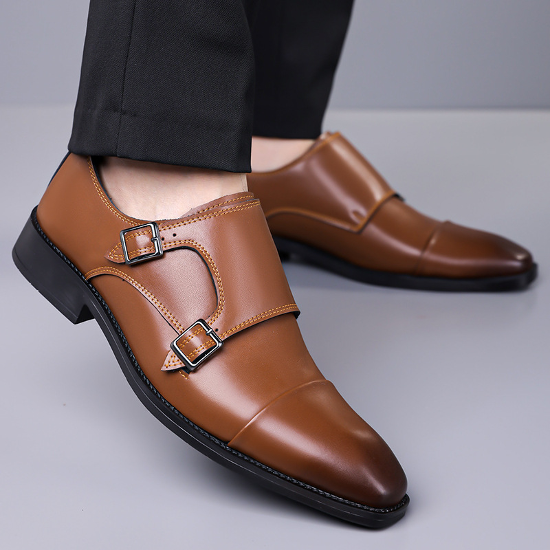 남성 정장용 가죽 옥스퍼드화 비즈니스 쓰리 조인트 오피 - Leather Work Oxfords 리뷰 및 가격