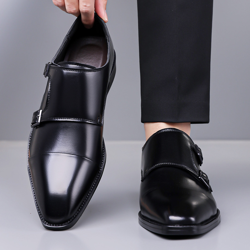 남성 정장용 가죽 옥스퍼드화 비즈니스 쓰리 조인트 오피 - Leather Work Oxfords 리뷰 및 가격