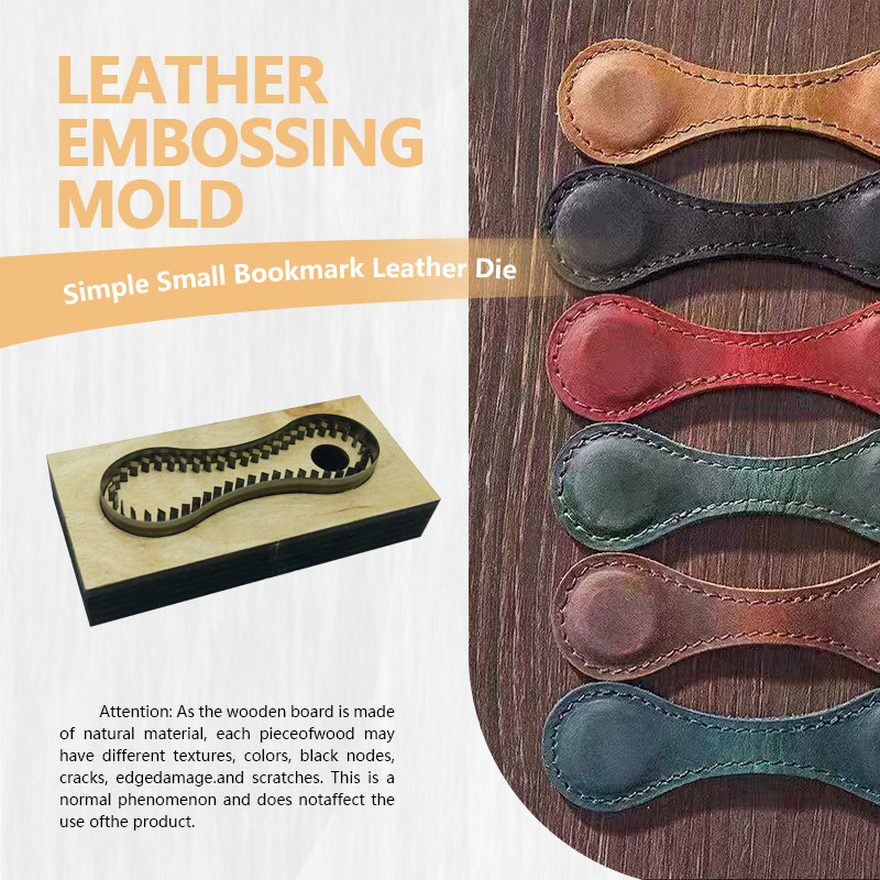 심플한 북마크를 위한 수제 DIY 가죽 절단 몰드, 날 - Leatherwork Projects 리뷰 및 가격