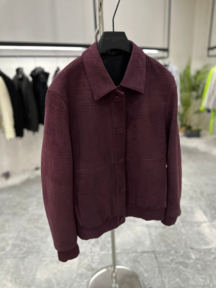 가을 아웃웨어 남성 비즈니스 워크 크로커다일 그레인 양 - Leather Work Jacket Mens 리뷰 및 가격
